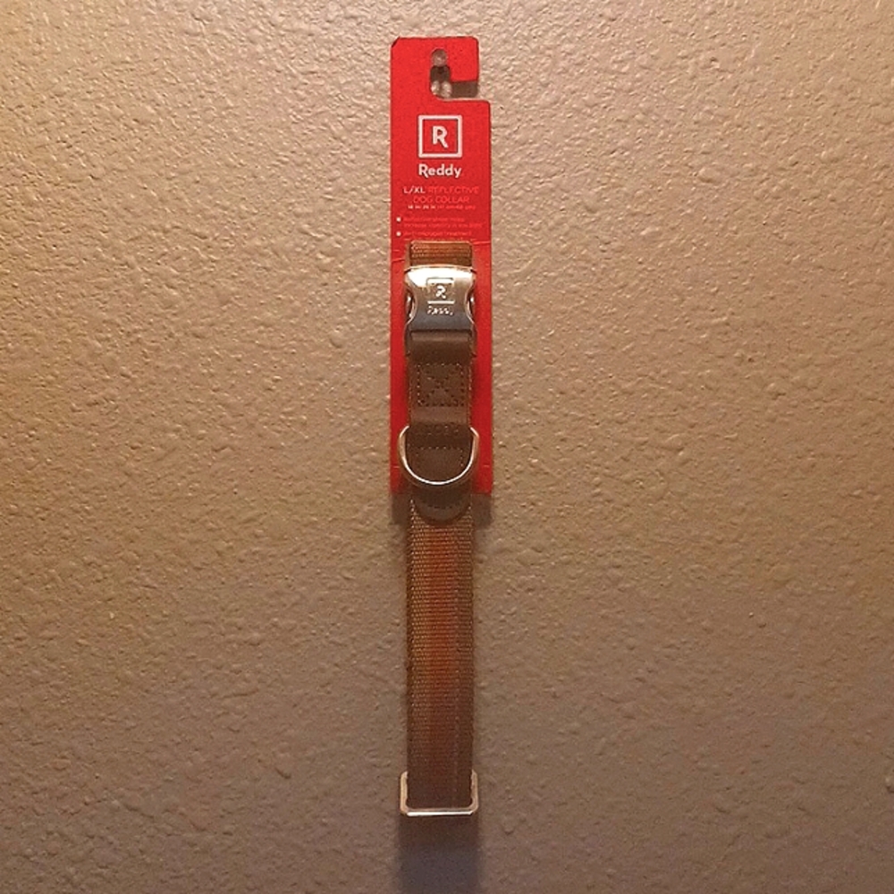 (L/XL) Reddy dog collar